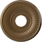 Ekena Millwork Berkshire PVC Medallion (Canopies up to 5 3/4"), 13"OD x 3 1/2"ID x 3/4"P, Metallic Champagne Bronze CMP13BECCB - alternate 1